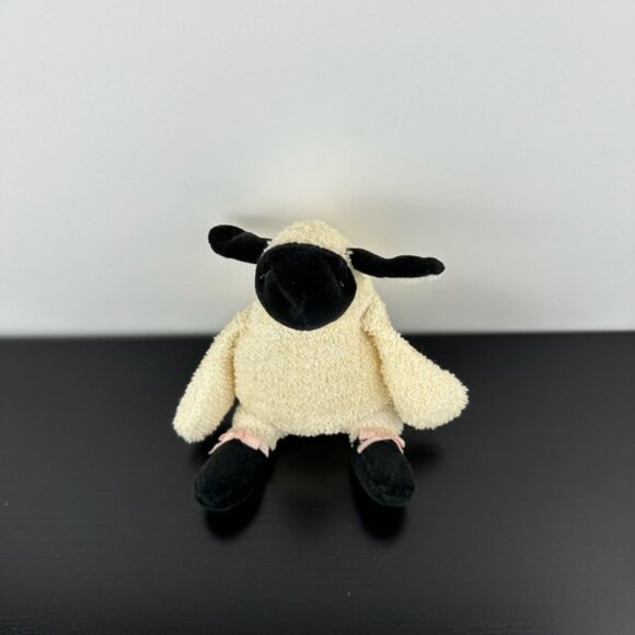 Manhattan Toy MTC Rare Tip Toe Lila Lamb 6 Cream Sheep Plh Stuffed Animal - Picture 2 of 7